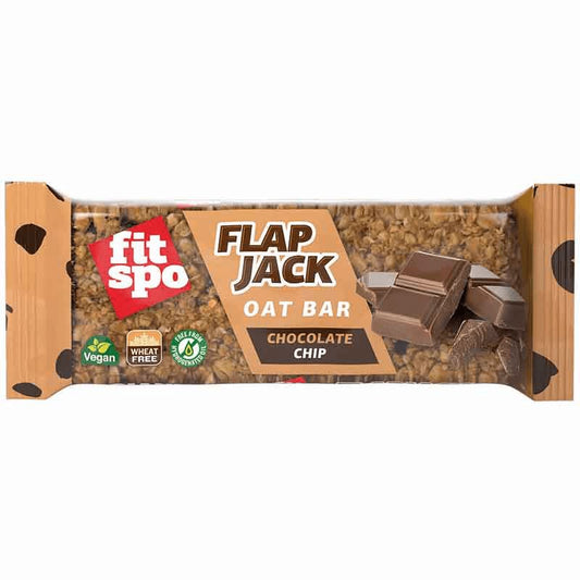 Български продуктОвесен Бар  FitSpo Flap Jack Chocolate Chip