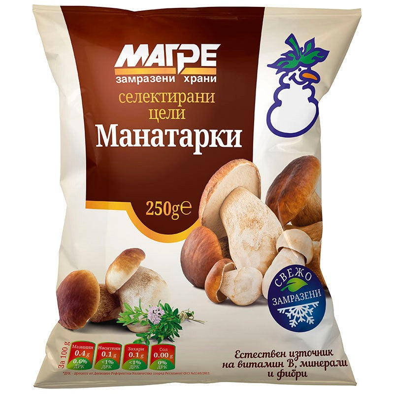 Манатарки Магре Цели Селектирани Замразени