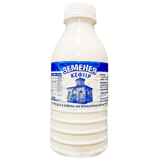 Български продуктКефир от Краве Мляко от Ферма Земенея