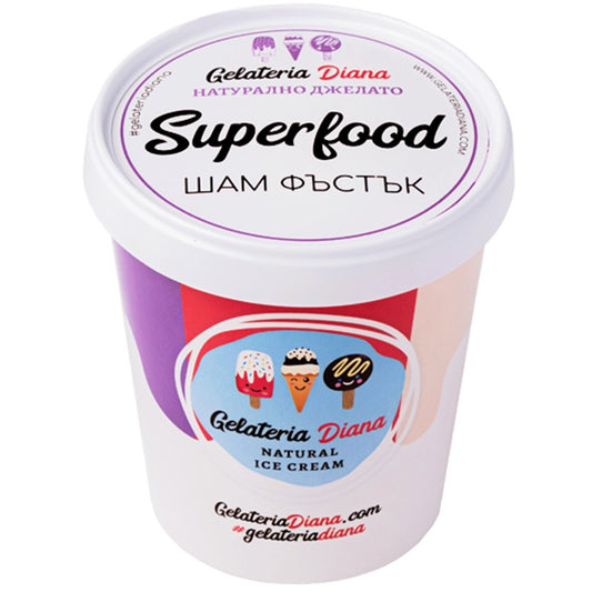 Български продуктДжелато Super food Шамфъстък от Джелатерия Диана