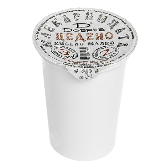 Български продуктЦедено Кисело Мляко от Фермата на Добрев 5.5%