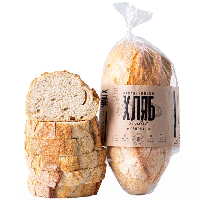 Български продуктЗанаятчийски Хляб Елена с Квас Полуготов