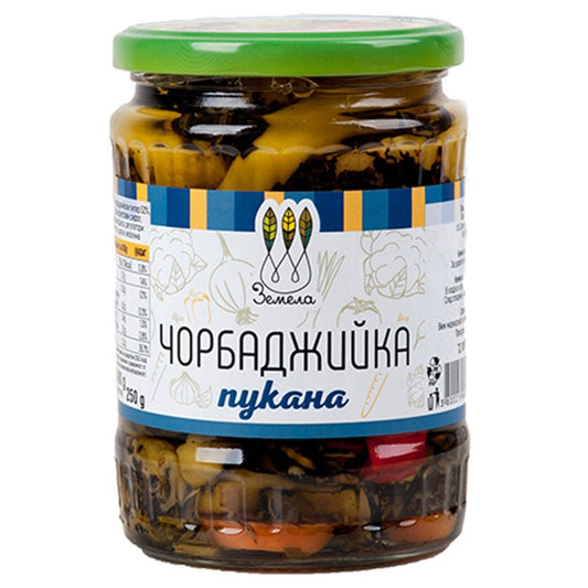 Български продуктЛюти Чушки Земела Чорбаджийка Пукана