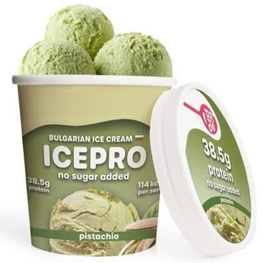 Български продуктПротеинов Сладолед IcePro с Вкус на Шамфъстък без Добавена Захар
