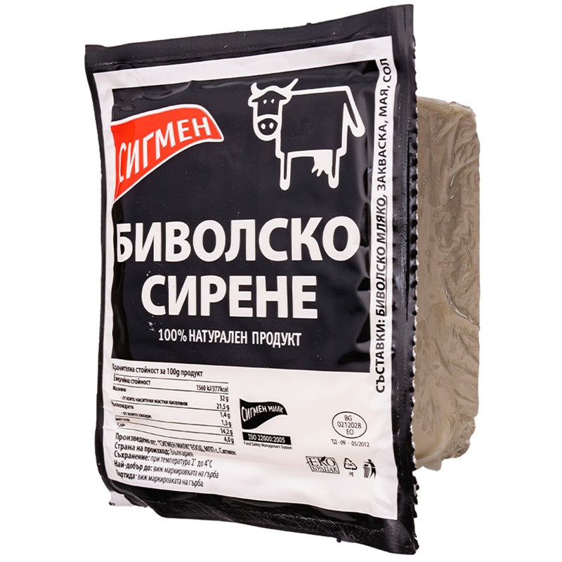 Български продуктСирене Сигмен от Биволско Мляко