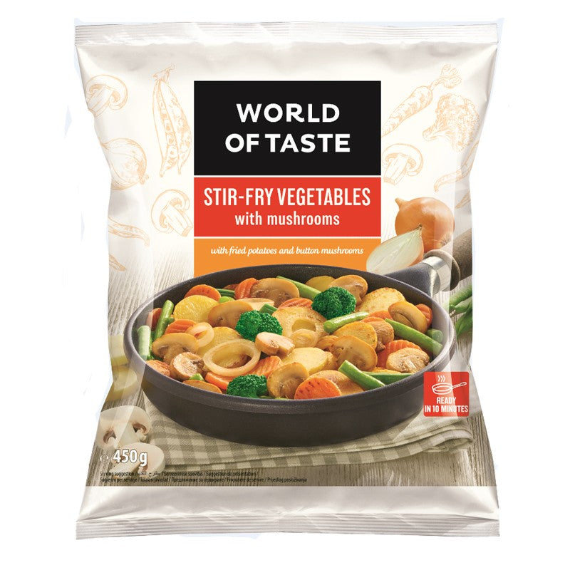 Микс Зеленчуци за Тиган с Гъби World of Taste