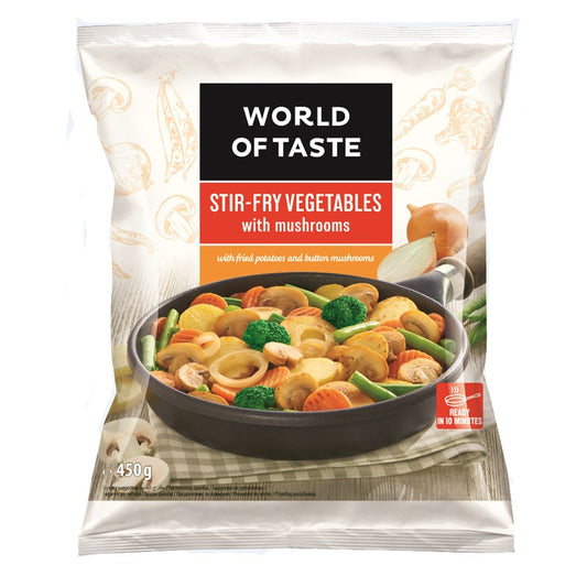 Микс Зеленчуци за Тиган с Гъби World of Taste