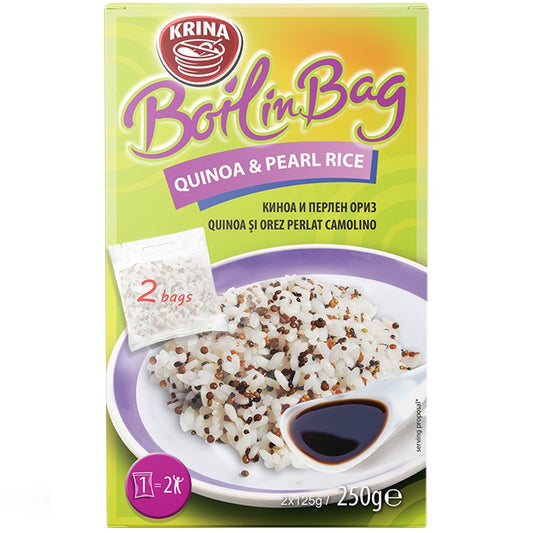 Киноа и Перлен Ориз Krina Boil in Bag