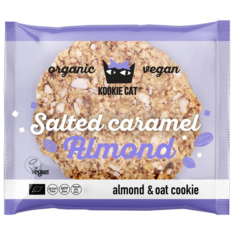 Български продуктБио Курабия Kookie Cat с Карамелизирани Солени Бадеми