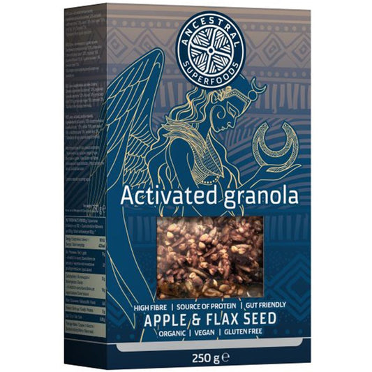 Български продуктБио Протеинова Гранола Ancestral Superfoods Ленено семе без Добавена Захар