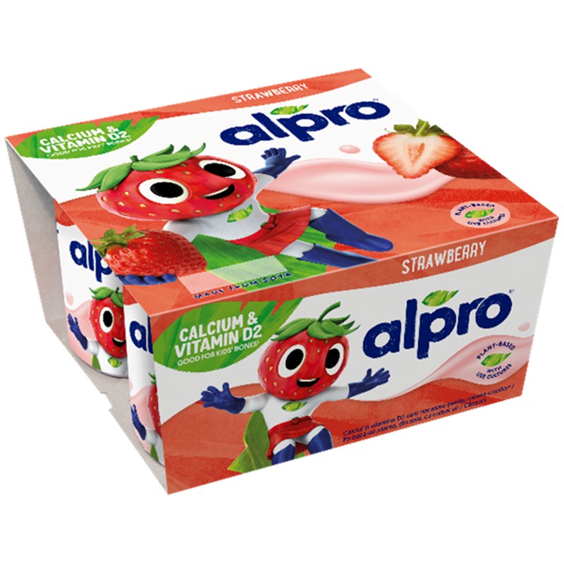 Заквасен Соев Продукт Alpro Kids с Ягода
