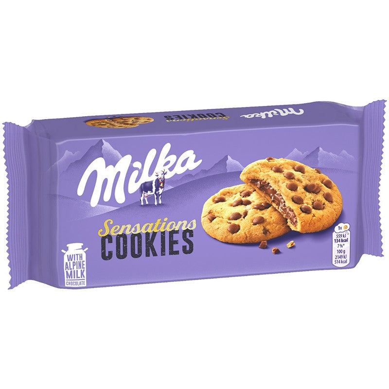 Български продуктБисквити Milka Cookie Sensations с Пълнеж