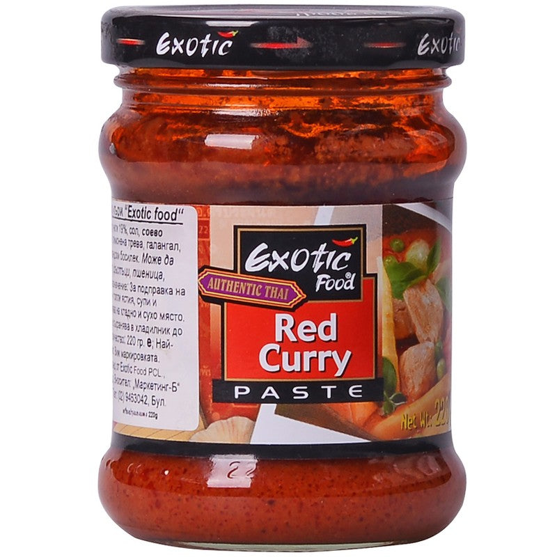 Къри Паста Exotic Food Червена