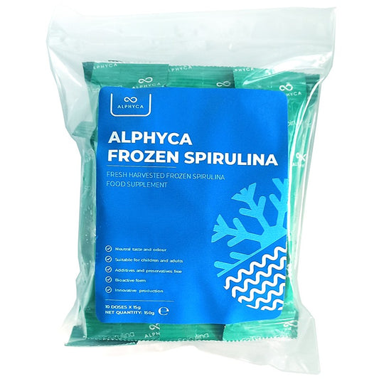 Български продуктСвежа Спирулина Alphyca Замразена 10 Дози