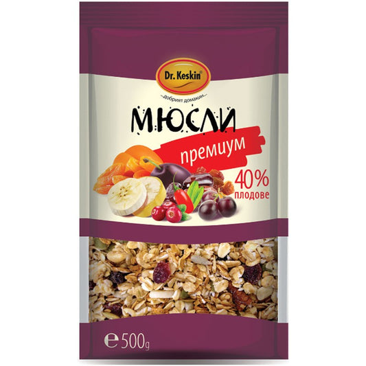 Мюсли Dr. Keskin Шампион 40% Плодове