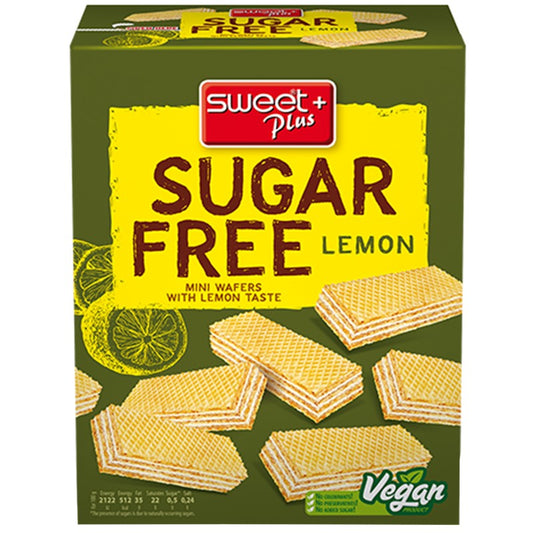 Български продуктВафли Sweet Plus Sugar Free Мини с Лимон без Добавена Захар