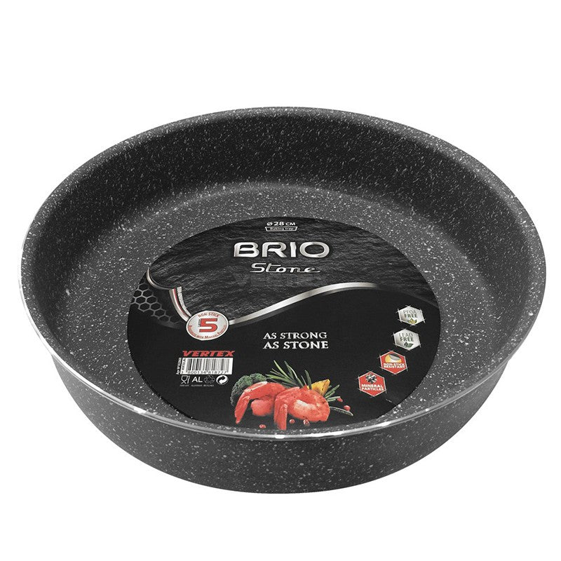 Тава Brio Stone Кръгла за Печене Ф28см