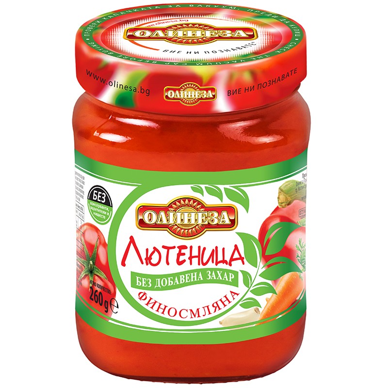 Български продуктЛютеница Олинеза Финосмляна без Добавена Захар