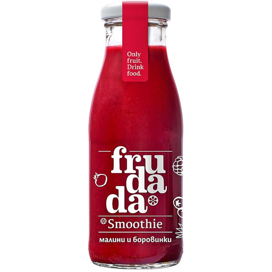 Български продуктСмути Frudada Малини и Боровинки