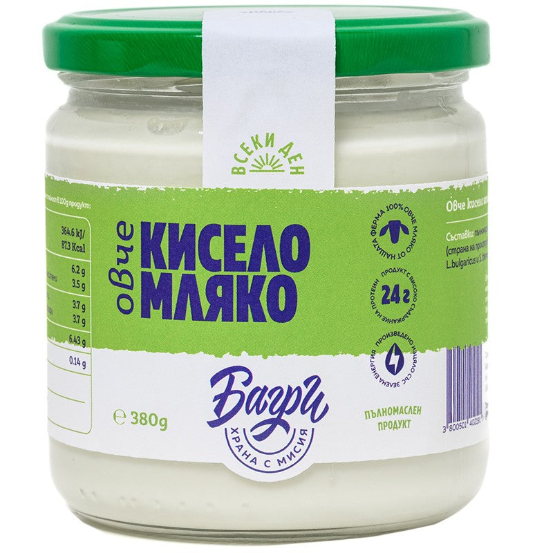 Продуктът не е наличен: Български продуктОвче Кисело Мляко А2 Пълномаслено от Ферма Багри
