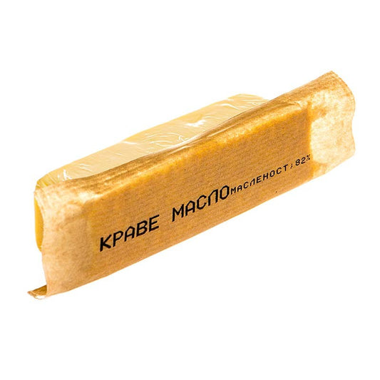 Български продуктКраве Масло от Фермата на Добрев Българско 82%