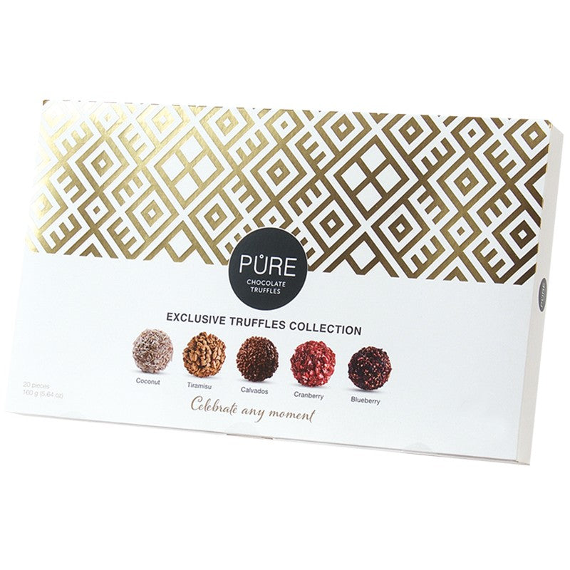 Шоколадови Трюфели Pure Gold Collection Млечни Асорти 20 бр