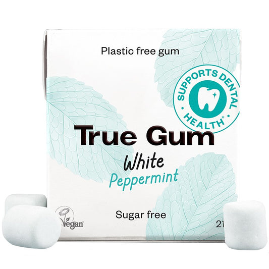 Дъвки True Gum с Бяла Мента без Добавена Захар