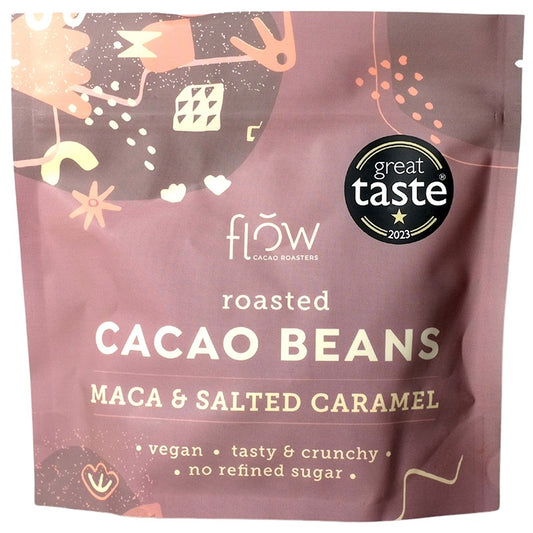 Български продуктКакаови Зърна със Солен Карамел и Мака от Flow Cacao Roasters