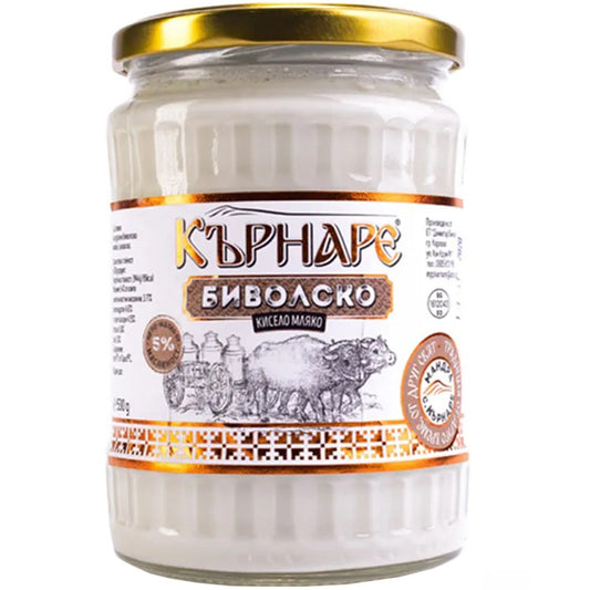 Български продуктКисело Мляко Биволско Пълномаслено от Ферма Кърнаре