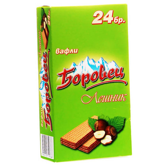 Продуктът не е наличен: Вафли Боровец Лешник 24 бр