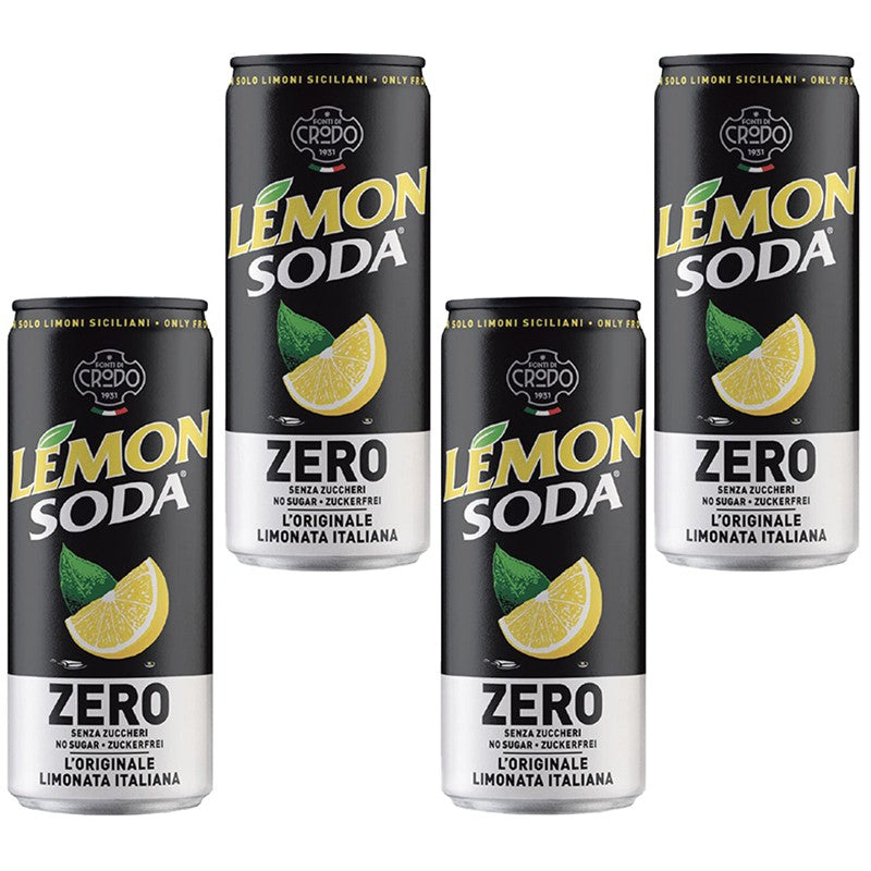 Газирана Напитка Crodo Lemon Soda Лимон 12% без Добавена Захар