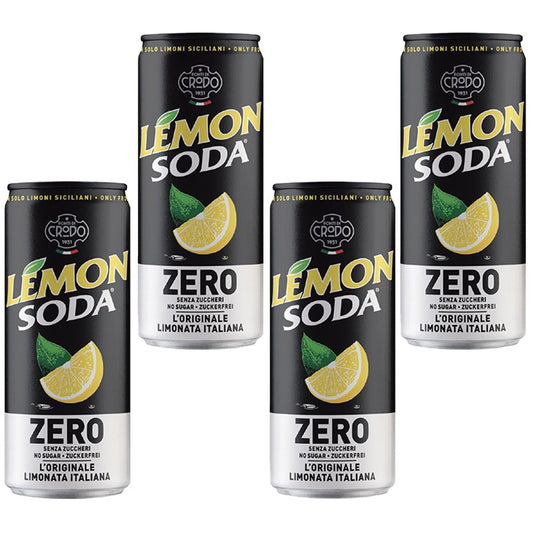 Газирана Напитка Crodo Lemon Soda Лимон 12% без Добавена Захар