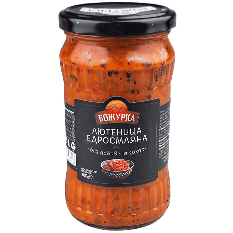 Български продуктЛютеница Божурка Едросмляна без Добавена Захар