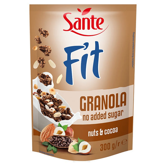 Гранола Sante Fit с Ядки и Какао Без Добавена Захар