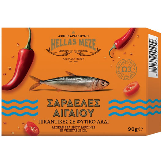 Пикантни Сардини Hellas Mezze в Масло