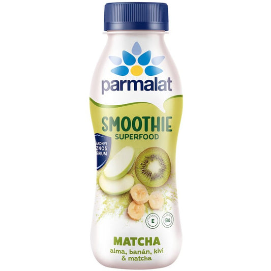 Млечна Напитка Parmalat Смути Матча с Ябълка, Банан и Киви
