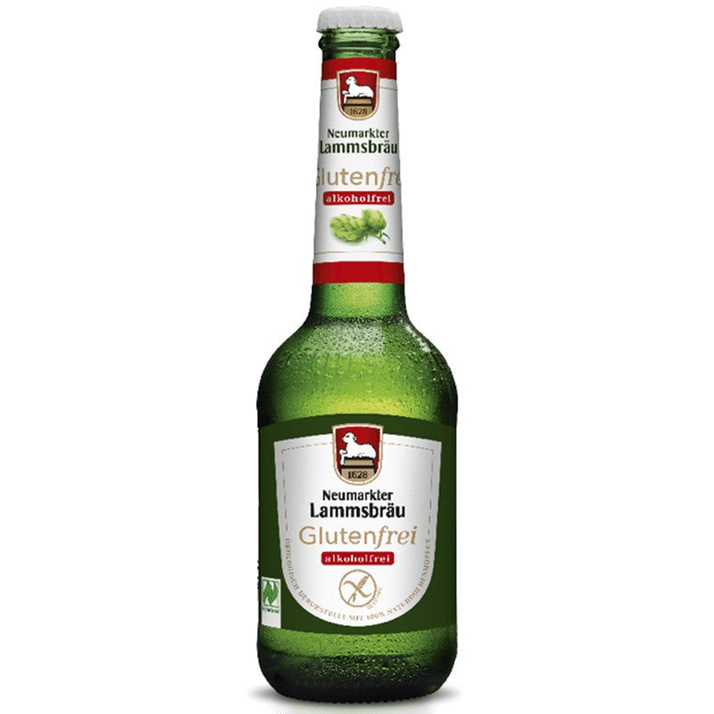 Био Бира Lammsbrau Lager Безалкохолна без Глутен Бутилка