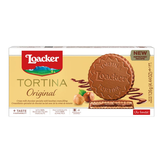 Вафли Loacker Tortina с Пълнеж 126 гр