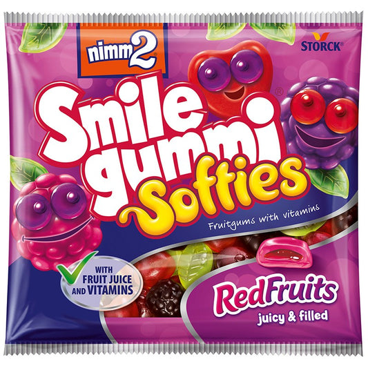 Желирани Бонбони Nimm2 Smile Gummi Softies Червени Плодове