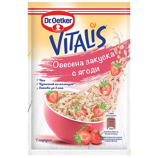 Овесена Закуска Dr Oetker Vitalis с Ягода
