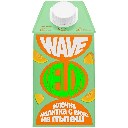 Млечна Напитка Wave с Вкус на Пъпеш