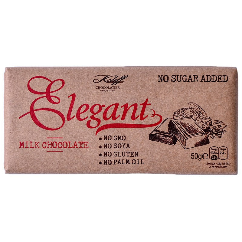 Български продуктШоколад Koleff Elegant Млечен без Добавена Захар
