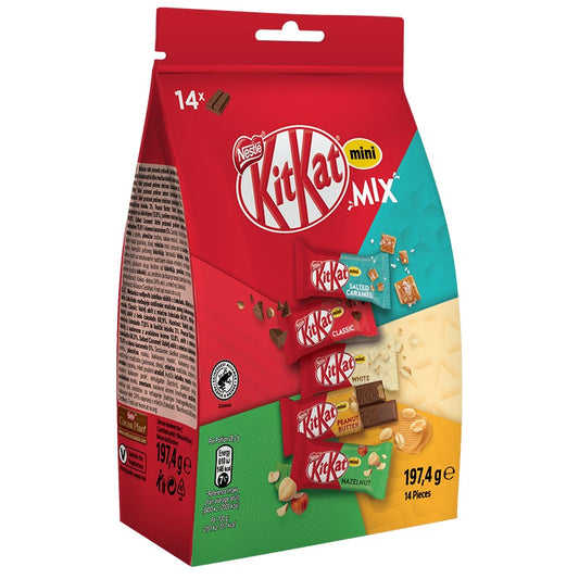 Български продуктДесерт KitKat Mini Mix 14 бр