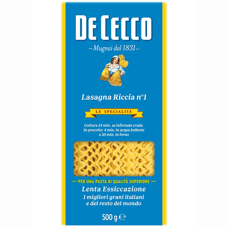 Кори за Лазаня De Cecco №1