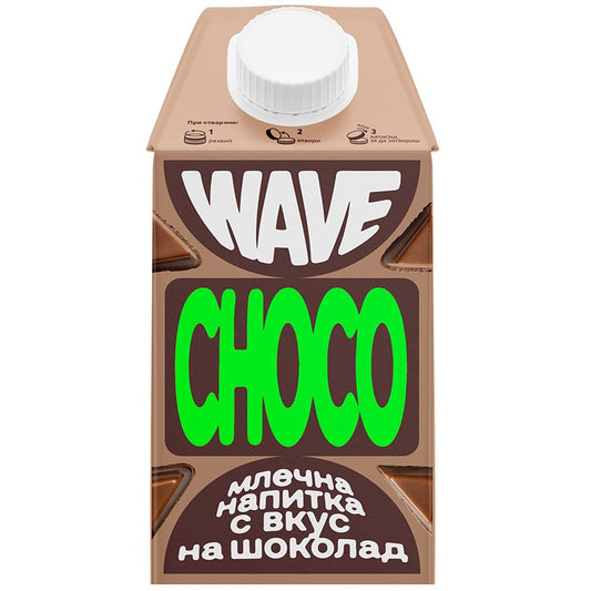 Млечна Напитка Wave с Вкус на Шоколад