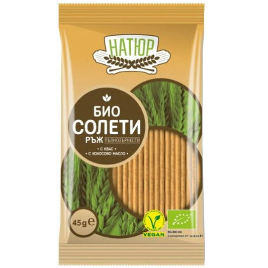 Български продуктБио Солети Натюр Пълнозърнести от Ръж