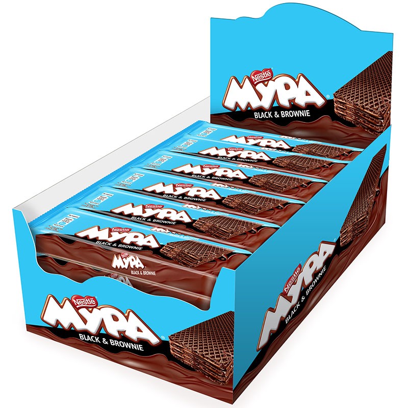 Кутия Вафли Мура Black & Brownie