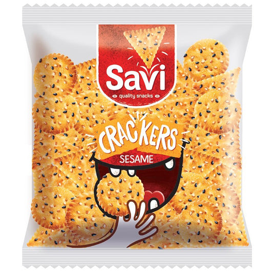 Български продуктКрекери Savi със Сусам