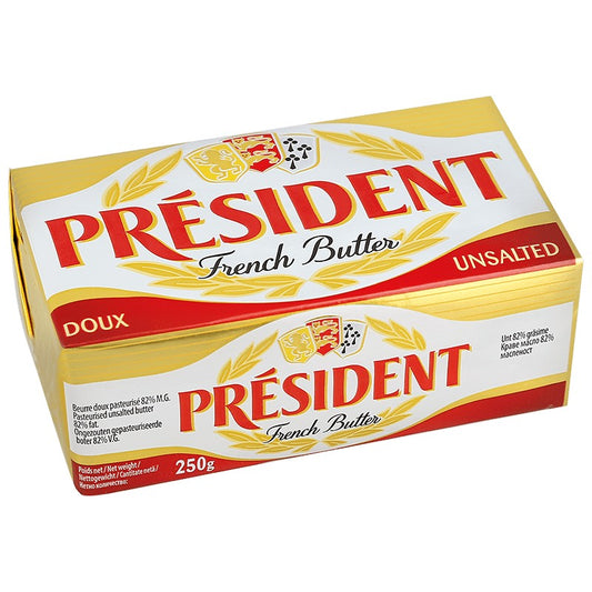 Краве Масло Безсолно President 82%