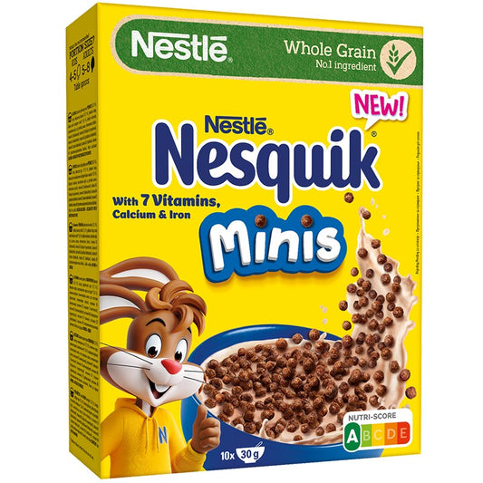 Зърнена Закуска Какаови Tопчета Nesquik Minis